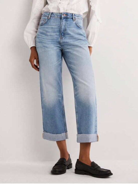Boden Denim - NEVER WORN- Boden Denim Women’s US 4- Blue Relaxed Straight Jeans- Style #R0189